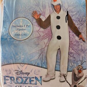 Disney Frozen Olaf Adult Costume - White and Black
